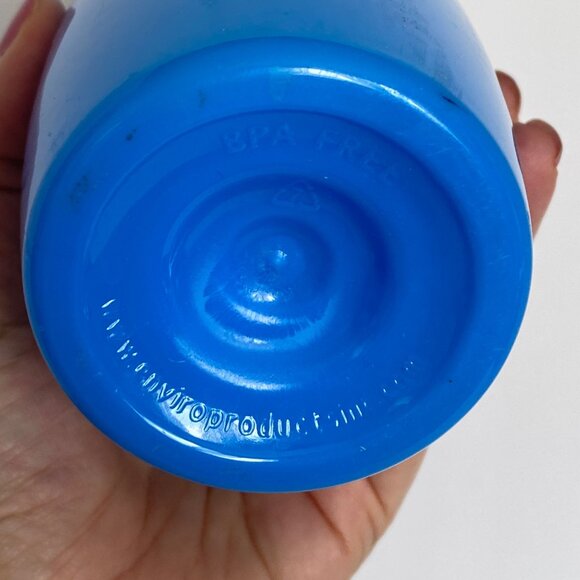 Blue Enviro-Bottle BPA-Free Drink Container With Flip-Up Nozzle Comfort Grip - Picture 10 of 15